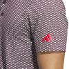 imageadidas Mens Beyond Textured Polo ShirtAurora Ruby S25