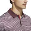 imageadidas Mens Beyond Textured Polo ShirtAurora Ruby S25