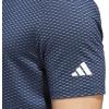 imageadidas Mens Beyond Textured Polo ShirtCollegiate NavyPreloved Ink