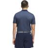 imageadidas Mens Beyond Textured Polo ShirtCollegiate NavyPreloved Ink