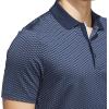 imageadidas Mens Beyond Textured Polo ShirtCollegiate NavyPreloved Ink