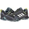 imageadidas Mens Camping Low Rise Hiking BootsBlackWhiteAcid Yellow