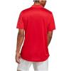 imageadidas Mens Club Short Sleeve Shirt Tennis Casual Casual  BlueBetter Scarlet