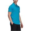 imageadidas Mens Club Short Sleeve Shirt Tennis Casual Casual  BlueSonic AquaBlack