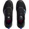 imageadidas Mens Defiant Speed Tennis ShoesBlackBlue DawnLucid Fuchsia