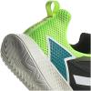 imageadidas Mens Defiant Speed Tennis ShoesCore BlackWhiteLucid Lemon