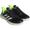 imageadidas Mens Defiant Speed Tennis ShoesCore BlackWhiteLucid Lemon