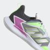 imageadidas Mens Defiant Speed Tennis ShoesCrystal WhiteSilver MetallicCarbon