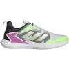 imageadidas Mens Defiant Speed Tennis ShoesCrystal WhiteSilver MetallicCarbon