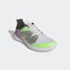 imageadidas Mens Defiant Speed Tennis ShoesCrystal WhiteSilver MetallicCarbon