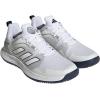 imageadidas Mens Defiant Speed Tennis ShoesWhiteWhiteTeam Navy Blue