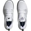 imageadidas Mens Defiant Speed Tennis ShoesWhiteWhiteTeam Navy Blue