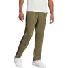 imageadidas Mens Essentials 3Stripes Fleece Open Hem PantsOlive StrataBlack