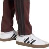 imageadidas Mens Essentials 3Stripes Fleece Open Hem PantsShadow BrownBlack