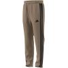 imageadidas Mens Essentials 3Stripes Fleece Open Hem PantsWarm SandstoneBlack
