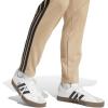 imageadidas Mens Essentials 3Stripes Fleece Open Hem PantsWarm SandstoneBlack
