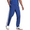imageadidas Mens Essentials 3Stripes Open Hem Stanford PantsDark BlueWhite