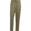 imageadidas Mens Essentials 3Stripes Open Hem Stanford PantsOlive StrataBlack