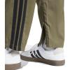 imageadidas Mens Essentials 3Stripes Open Hem Stanford PantsOlive StrataBlack