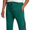 imageadidas Mens Essentials Big Logo French Terry PantsCollegiate GreenBlack