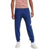 imageadidas Mens Essentials Big Logo French Terry PantsDark BlueWhite
