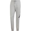 imageadidas Mens Essentials Big Logo French Terry PantsMedium Grey HeatherBlack