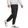 imageadidas Mens Essentials Feel Cozy Fleece Cargo PantsBlackWhite