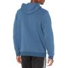 imageadidas Mens Essentials Fleece HoodieAltered BlueBlack