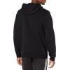 imageadidas Mens Essentials Fleece HoodieBlackWhite