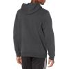 imageadidas Mens Essentials Fleece HoodieDark Grey HeatherBlack