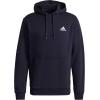 imageadidas Mens Essentials Fleece HoodieLegend InkWhite