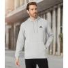 imageadidas Mens Essentials Fleece HoodieMedium Grey HeatherBlack