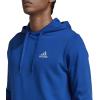 imageadidas Mens Essentials Fleece HoodieTeam Royal BlueWhite