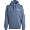 imageadidas Mens Essentials Fleece HoodieWonder SteelWhiite