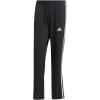 imageadidas Mens Essentials Fleece Open Hem 3Stripes Pants Black Medium
