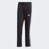 imageadidas Mens Essentials Fleece Open Hem 3Stripes Pants Black Medium