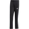 imageadidas Mens Essentials Fleece Open Hem 3Stripes Pants Black Medium