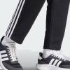 imageadidas Mens Essentials Fleece Open Hem 3Stripes Pants Black Medium