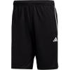 imageadidas Mens Essentials Pique 3Stripes Training ShortsBlackWhite