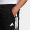 imageadidas Mens Essentials Pique 3Stripes Training ShortsBlackWhite