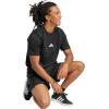 imageadidas Mens Essentials Small Logo Single Jersey TShirtBlackWhite