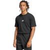 imageadidas Mens Essentials Small Logo Single Jersey TShirtBlackWhite