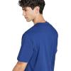 imageadidas Mens Essentials Small Logo Single Jersey TShirtDark BlueWhite