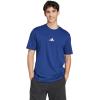 imageadidas Mens Essentials Small Logo Single Jersey TShirtDark BlueWhite