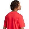imageadidas Mens Essentials Small Logo Single Jersey TShirtPure RubyBlack