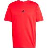 imageadidas Mens Essentials Small Logo Single Jersey TShirtPure RubyBlack
