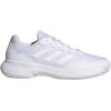imageadidas Mens Gamecourt 20 Tennis SneakerWhiteWhiteMatte Silver