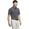 imageadidas Mens GoTo Printed Golf Polo ShirtBlack