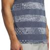 imageadidas Mens GoTo Printed Golf Polo ShirtCollegiate Navy