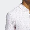 imageadidas Mens GoTo Printed Golf Polo ShirtCoral Fusion